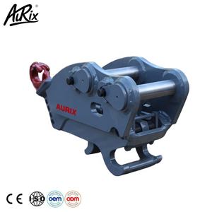 Attache rapide pour pelle hydraulique CAT305 PC50 avec godet à grappin et coupleur à changement rapide AURIX-B - Product Image 3