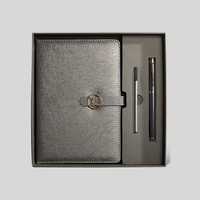 Ensemble de papeterie de bureau PQ, carnet pour l'école, journal personnalisé à couverture rigide, ensemble cadeau promotionnel en tissu écologique, vente en gros, vintage