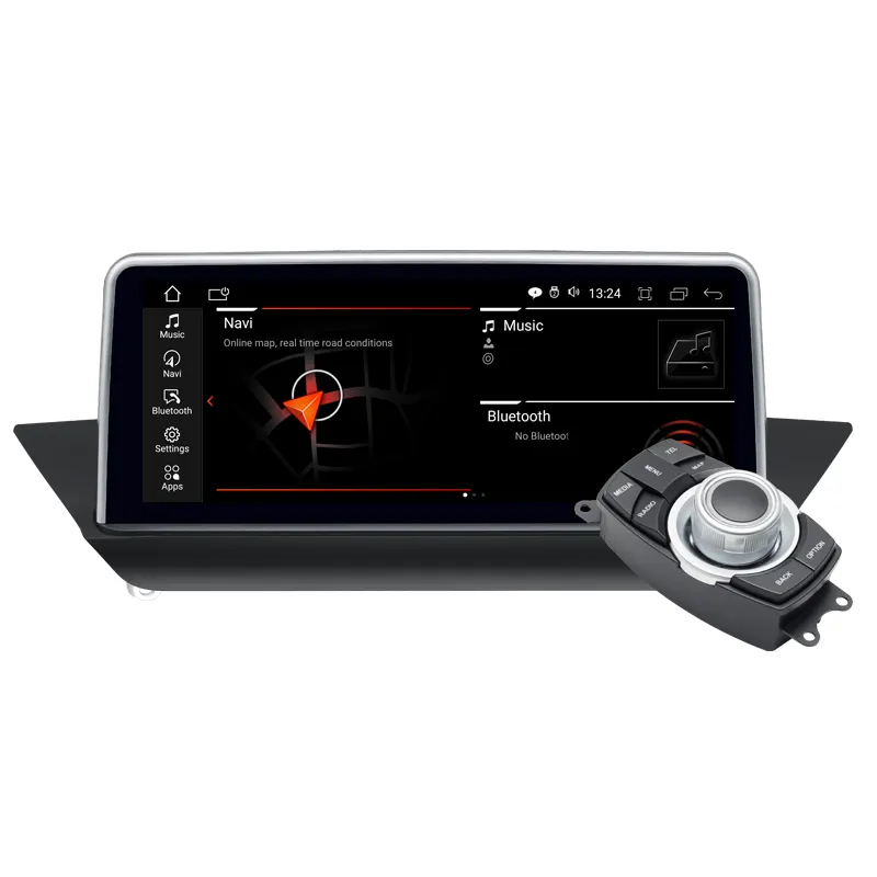 Autoradio 128 ", Android 11, 64/2009 go, Navigation GPS, lecteur multimédia, DVD, stéréo, pour voiture BMW X1 E84 (2015-10.25)