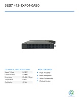 Controlador de Programación PLC Usado 6ES7 412-1XF04-0AB0, Módulo de CPU Básico Estándar, Automatización Industrial