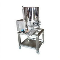 Machine automatique à faire des galettes de hamburgers et des tourtes à la viande, moteur et pompe 220V, haute capacité