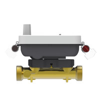 Compteur d'eau et de chaleur ultrasonique prépayé ZHONGPEI, numérique, DN15-DN40, corps en laiton, IP68, OEM