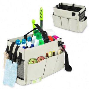BSCI Factory Custom Large <b>Cleaning</b> <b>Caddy</b> Organizer Wearable <b>Cleaning</b> <b>Caddy</b> Bag For <b>Cleaning</b> Supplies With Handle - Product Image 1