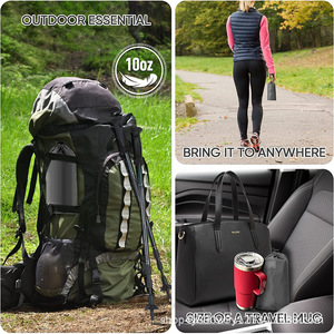 Poncho impermeable con capucha Woqi, gris, ligero, unisex, para senderismo, camping y uso de emergencia. - Product Image 5