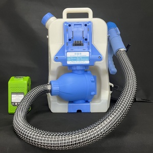 Cordless Rechargeable Battery Backpack 9L Fogger Mister Commercial Fogger <b>Machine</b> Sanitizing Ulv Cold Garden Sprayer - Product Image 1