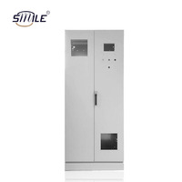 CHNSMILE Armoire de panneaux électriques industrielle en acier inoxydable avec revêtement en poudre IP67, pour usage extérieur, en métal galvanisé