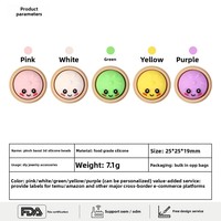 Perles en gel de silicone 3D Squishy Bun, perles détendues pour la création de bijoux DIY, bracelets anti-stress, accessoires de bijouterie