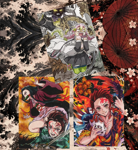 Jeu de table personnalisable sur le thème de l'anime japonais, boîte de 100 pièces, impression couleur intégrale, cadeau amusant pour jeux d'intérieur - Product Image 1