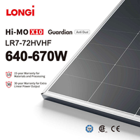 Modul Fotovoltaik Teknologi Longi Himo X10 HPBC 2.0  640W 645W 650W 655W 660W 665W 670w