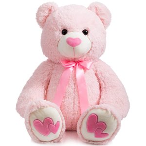 Poupée ours en peluche LK Factory Outlet peluche ours en peluche oreiller pour bébé poupée en peluche pour l'heure du coucher de la petite amie - Product Image 1