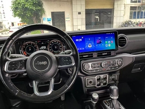 New 12.3 ''<span class=keywords><strong>android</strong></span> Màn hình kép Carplay GPS navigation Bảng điều khiển cụm Jeep Wrangler JL 2018-2023 stereo DSP chức năng CD máy nghe nhạc - Product Image 5