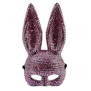 Adult Waterproof Rabbit Masquerade <strong>Mask</strong> &amp; Blindfold Set for Halloween Party Role Play Sex Toy - Product Image 2
