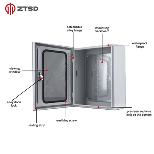 Caja de Panel Eléctrico Metálica con Cerradura IP56 CE para Equipos Electrónicos, Gabinete Eléctrico - Product Image 4