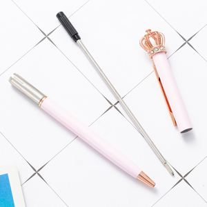 Stylo bille grande couronne style coréen, populaire sur internet, mignon, avec motif tourbillonnant, pour étudiants, pointe 1,0 mm, en plastique - Product Image 4