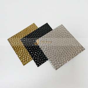 LL250 Factory Direct Sales Pvd Gold Black Silver <b>Mirror</b> Embossed Stainless Steel <b>Sheet</b> Honeycomb Pattern Embossed <b>Sheet</b> - Product Image 4