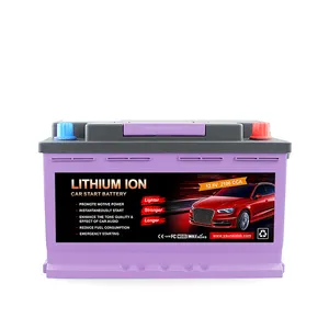 LFP082-20 12v 24v 100a कार बैटरी ए 123 सेल ऑटोमोबाइल लिथियम आयन बैटरी