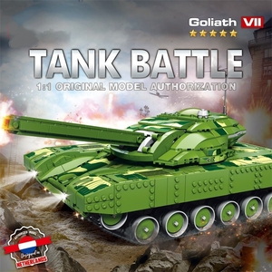 New WW2 thế giới xây dựng blcoks điều khiển từ xa Xe tăng quân sự trẻ em của Câu Đố tự làm mô hình xây dựng đồ chơi cho trẻ em món quà giáng sinh - Product Image 5