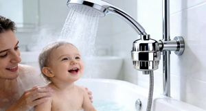 Populaire 15-traps plastic geactiveerde koolstof alkalische nieuwe KDF chloorverwijderende huishoudelijke douche waterfilter - Product Image 6