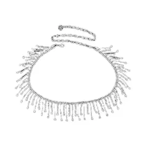 Franje Strass Ketting Taille Ketting In Nieuwe Jurk Verfraaid Buikdans Sexy Body Chain Riem Plus Size