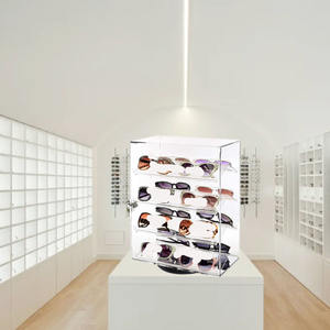 ארון תצוגה אקרילי באיכות גבוהה ברורה במקרה של תצוגה אקרילית אנקית גדולה עם מנעול - Product Image 4