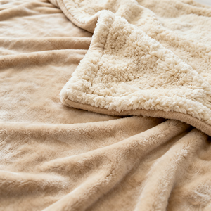 Op maat gemaakte Sherpa Fleece en Flanellen Dekbed, dubbelzijdig, ultra zacht en warm, voor de winter - Product Image 6