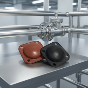 Custom Non-standard Rubber Parts EPDM Rubber <strong>Diaphragm</strong> Air Brake Booster Valve <strong>Diaphragm</strong> Rubber <strong>Diaphragm</strong> for Valves - Product Image 1