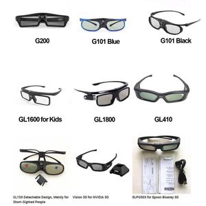 Pour lunettes <span class=keywords><strong>3D</strong></span> <span class=keywords><strong>Nvidia</strong></span> avec écran LCD 120Hz, lunettes <span class=keywords><strong>3D</strong></span> DLP Link, <span class=keywords><strong>vision</strong></span> <span class=keywords><strong>3D</strong></span> IR pour ordinateur, lunettes <span class=keywords><strong>3D</strong></span> Blueray - Product Image 2