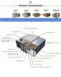 Casa Container Prefabbricata Espandibile Ecologica da 20 Piedi con 1, 2, 3, 4 o 5 Camere da Letto, Casa Modulare Moderna Prefabbricata <span class=keywords><strong>in</strong></span> <span class=keywords><strong>Vendita</strong></span> - Product Image 2