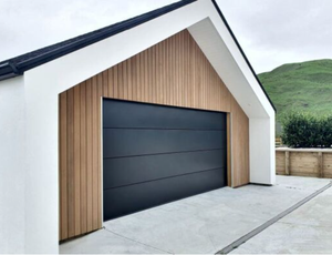 Commande en gros 16x7 Portes de garage Prix usine Porte sectionnelle en acier inoxydable pour villa de luxe - Product Image 5