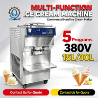 HN QDMECH Machine à Glace Dure Multifonctionnelle Haute Productivité pour Gelato, Sorbet, Yaourt Glacé et Granita