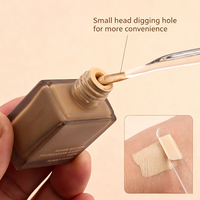 Palet Makeup Transparan Lipat untuk Mencampur dan Menyimpan Foundation Cair