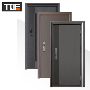 Bangladesh Crown Design Une <span class=keywords><strong>porte</strong></span> et demie <span class=keywords><strong>Porte</strong></span> en acier de sécurité insonorisée résistante à l'eau pour entrée extérieure - Product Image 6