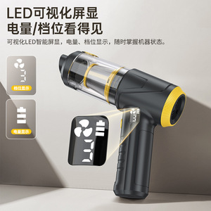 Mini <b>Handheld</b> <b>Vacuum</b> Cleaner 0.3L Rechargeable Portable Lightweight Cyclone Technology For Home And Car Use - Product Image 2