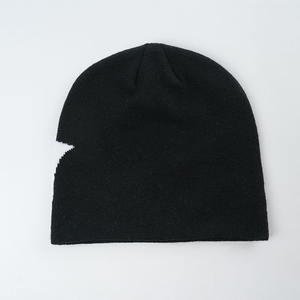 Oem alta calidad calavera clásico cálido personalizado sombrero Unisex 100% acrílico Jacquard tejido invierno esquí Beanie - Product Image 5