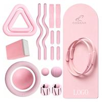 Perlengkapan Pilates Kustom, Kit Yoga, Ring Pilates, Magic Circle, Resistance Band, Bola Mini, Penutup Yoga Block, Peralatan Latihan Gym Rumahan