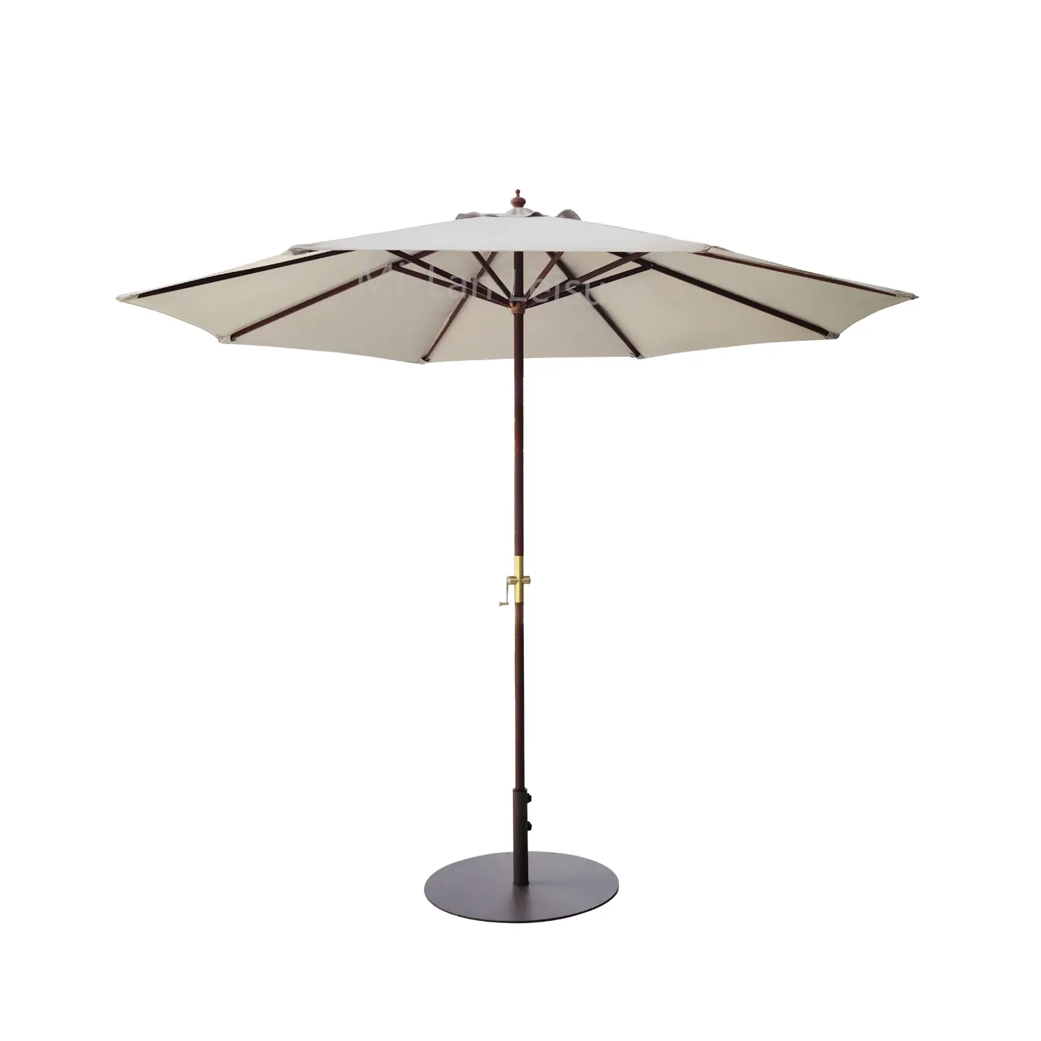 Wooden frame big garden umbrella hot sell 3m patio umbrella for 2021