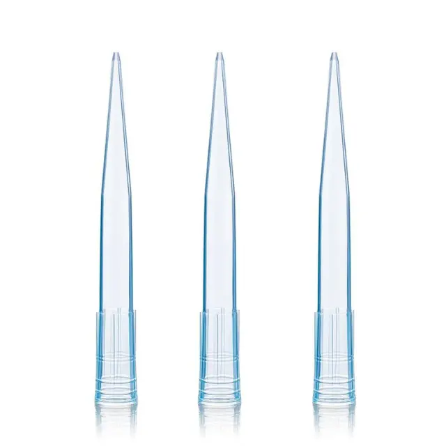 Healthy 10uL/200uL/1mL Plastic Tip Bulk Clear Blue Yellow Sterile Tip Micro Pipette Tips Laboratory DNA RNA Disposable Tip