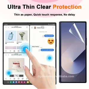 Pour Samsung pour Galaxy Z Fold 3 7 Logo personnalisé Film Hydrogel réparation automatique EPU protecteur d'écran Ultra clair écran de téléphone portable - Product Image 6