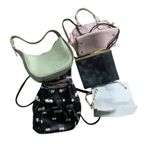 Bolsa de mão usada em massa, bolsa feminina de segunda mão roupas usadas