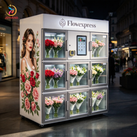 Distributeurs automatiques OEM/ODM, distributeur automatique de fleurs fraîches intelligent sur mesure, distributeur automatique de bouquets en libre-service 24h/24 CE Rosh