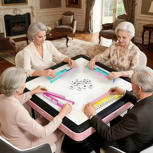 En stock : Support antidérapant pour tuiles de Mahjong américain avec poussoir intégré, accessoires de Mahjong en acrylique - Product Image 2