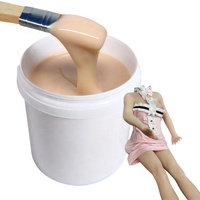 Goma de silicona líquida de piel simulada para hacer películas, accesorios de efectos especiales, maquillaje de goma de silicona realista, color de piel real suave