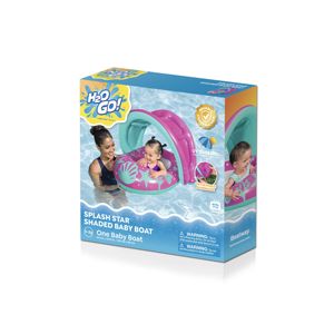 Flotador Inflable para Bebés Bestway 34091E H2OGO Splash Star con Sombrilla, 29 x 29 x 23 Pulgadas - Product Image 6