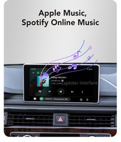 Boîte de navigation automobile sans fil CarPlay & Android Auto, système Android 16, Plug & Play