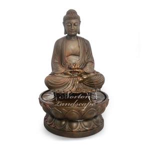 आउटडोर उद्यान मंदिर सजावट पीतल बुद्ध प्रतिमा बड़े बुद्ध कांस्य पानी के फव्वारे NTBFO-135Y - Product Image 1