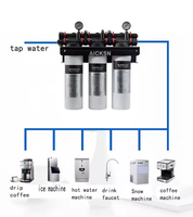 AICKSN nouveau rappel de remplacement de filtre manuel utilisation en extérieur 3 étapes charbon actif Ultra Filtration système de purificateur d'eau