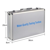 Kit de test de la qualité de l'eau portable A40-8 avec étui, testeur de terrain multiparamètres pour l'eau potable, pH, TDS, EC, surveillance sur site