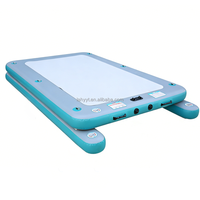 Plateforme de pêche gonflable portable Hailebao en PVC, pont flottant en tissu Drop-stitch, tapis aquatique, tapis pneumatique, skis nautiques