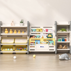 도매 최신 현대 미니멀리스트 레이어 어린이 장난감 자동차 아기 만화 스토리지 캐비닛 랙 - Product Image 1