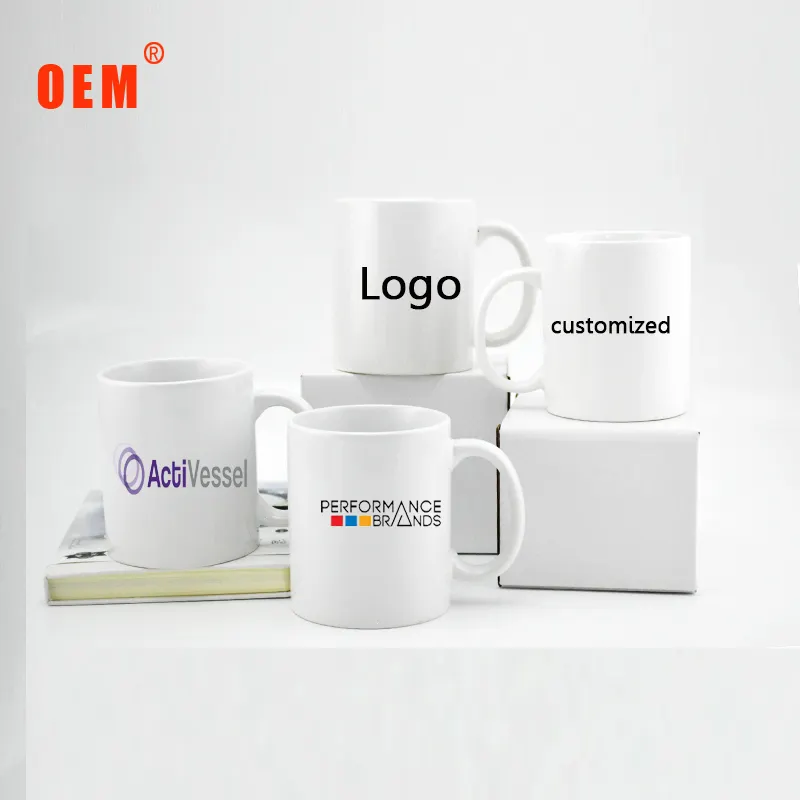 Canecas de cerâmica personalizadas com logotipo, com logotipo